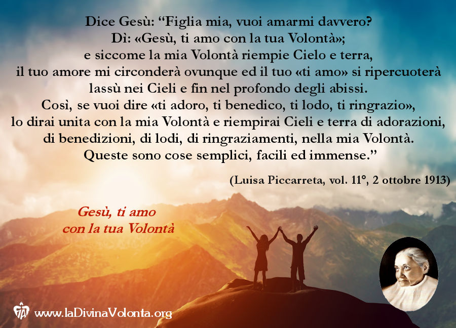 Gesù Ti Amo Con La Tua Volontà